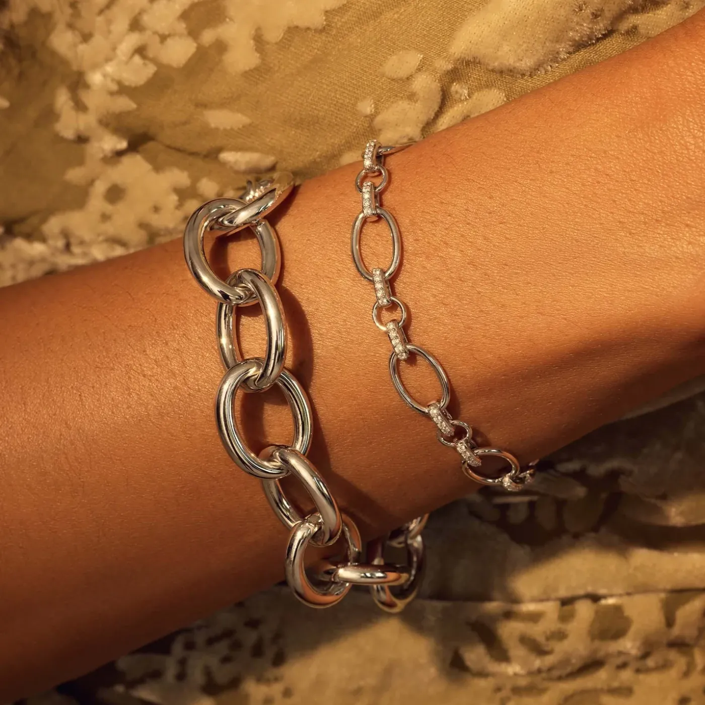 Bibbiena Poppi Adriane 925 Sterling Silber Gliederarmband|Parte di Me Outlet