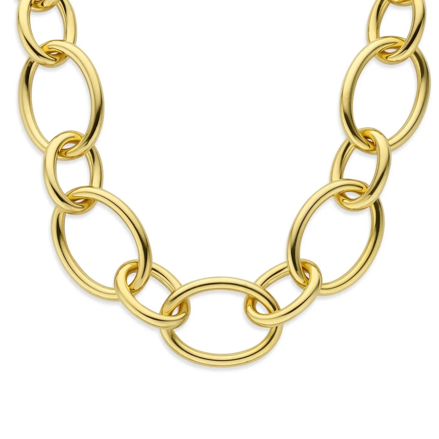 Bibbiena Poppi Adriane 925 Sterling Silber vergoldetes Gliedercollier|Parte di Me Fashion