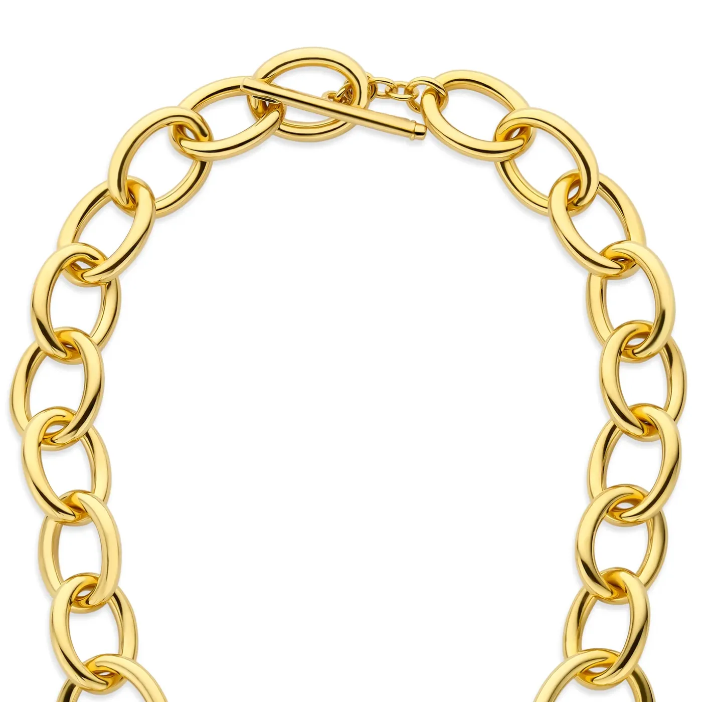 Bibbiena Poppi Adriane 925 Sterling Silber vergoldetes Gliedercollier|Parte di Me Fashion