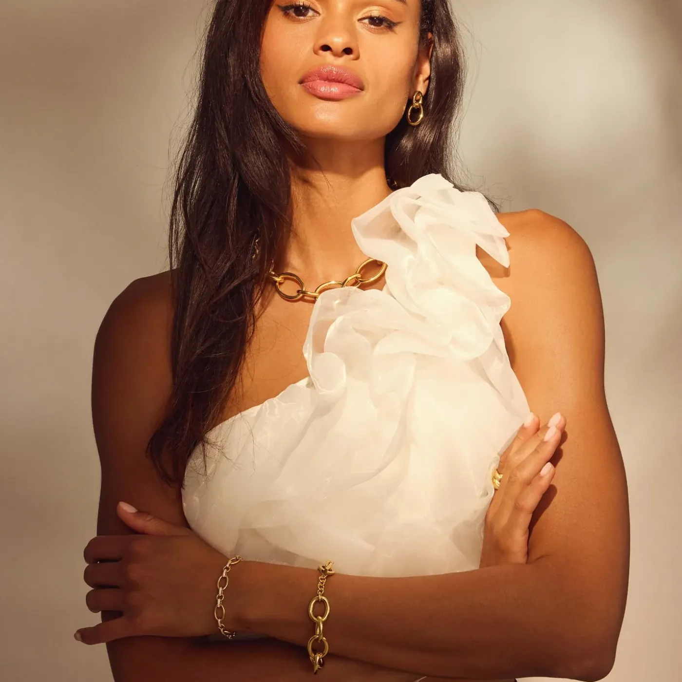 Bibbiena Poppi Adriane 925er Sterlingsilber vergoldet Tropfenohrringe mit 14 Karat Vergoldung|Parte di Me Discount