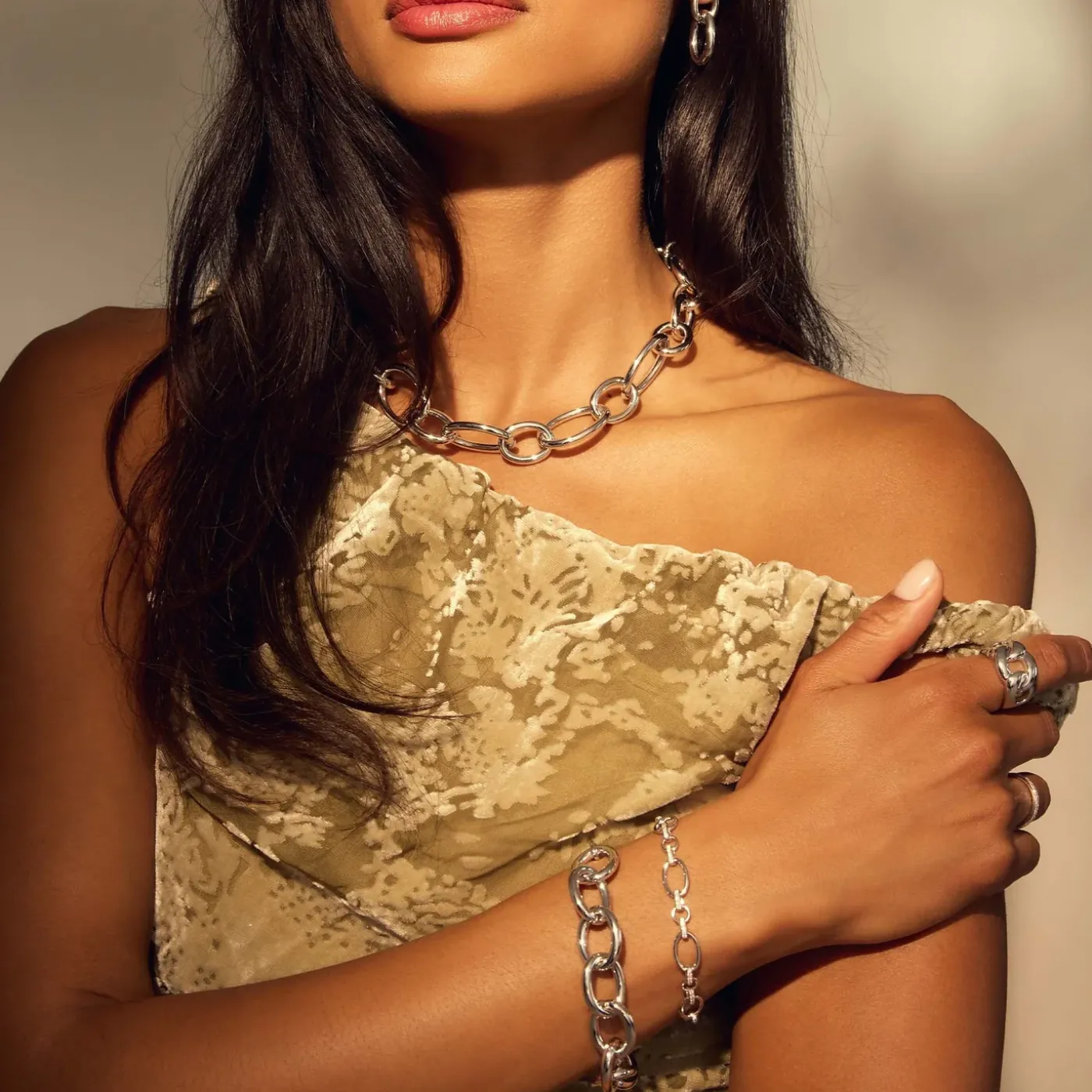 Bibbiena Poppi Adriane te 925 Sterling Silber Gliederkette|Parte di Me Online