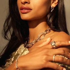 Bibbiena Poppi Adriane te 925 Sterling Silber Gliederkette|Parte di Me Online