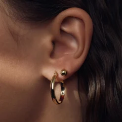 Bibbiena Poppi Casentino 925er Sterlingsilber vergoldete Ohrringe|Parte di Me Hot