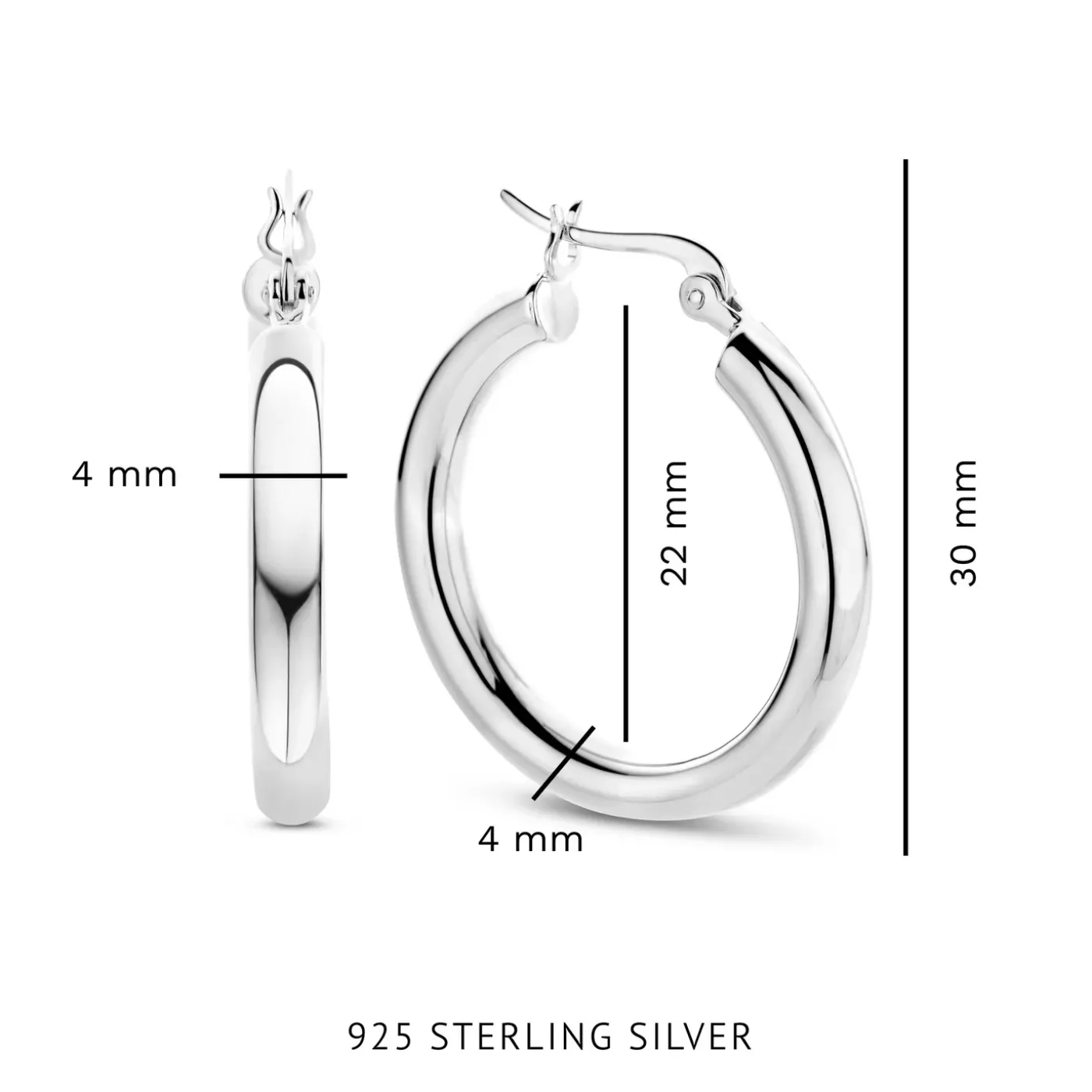 Bibbiena Poppi Casentino Ohrringe aus 925er Sterlingsilber|Parte di Me Discount