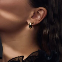 Bibbiena Poppi Casentino 925er Sterlingsilber vergoldete Ohrringe|Parte di Me Fashion