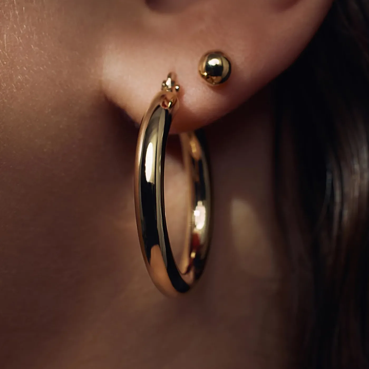 Bibbiena Poppi Casentino 925er Sterlingsilber vergoldete Ohrringe|Parte di Me Sale