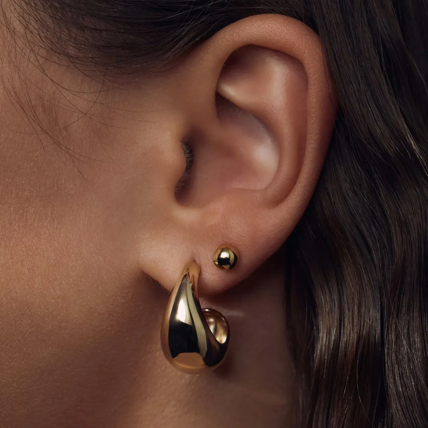 Bibbiena Poppi Casentino Ohrstecker aus 925er Sterlingsilber vergoldet|Parte di Me Online