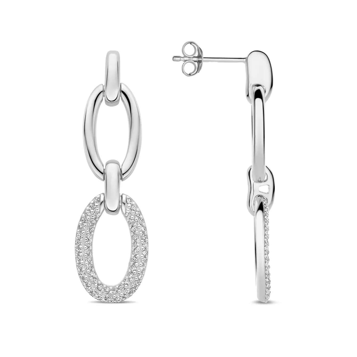 Bibbiena Poppi Clara 925 Sterling Silber Ohrringe mit Zirkonia Steinen|Parte di Me Sale