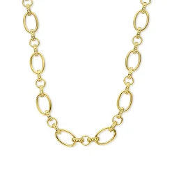 Bibbiena Poppi Clara 925er Sterlingsilber vergoldetes Gliedercollier|Parte di Me Hot