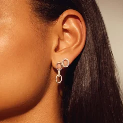 Bibbiena Poppi Clara Ohrstecker aus 925er Sterlingsilber mit Zirkoniasteinen|Parte di Me Clearance