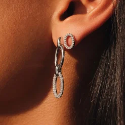 Bibbiena Poppi Clara Ohrstecker aus 925er Sterlingsilber mit Zirkoniasteinen|Parte di Me Clearance