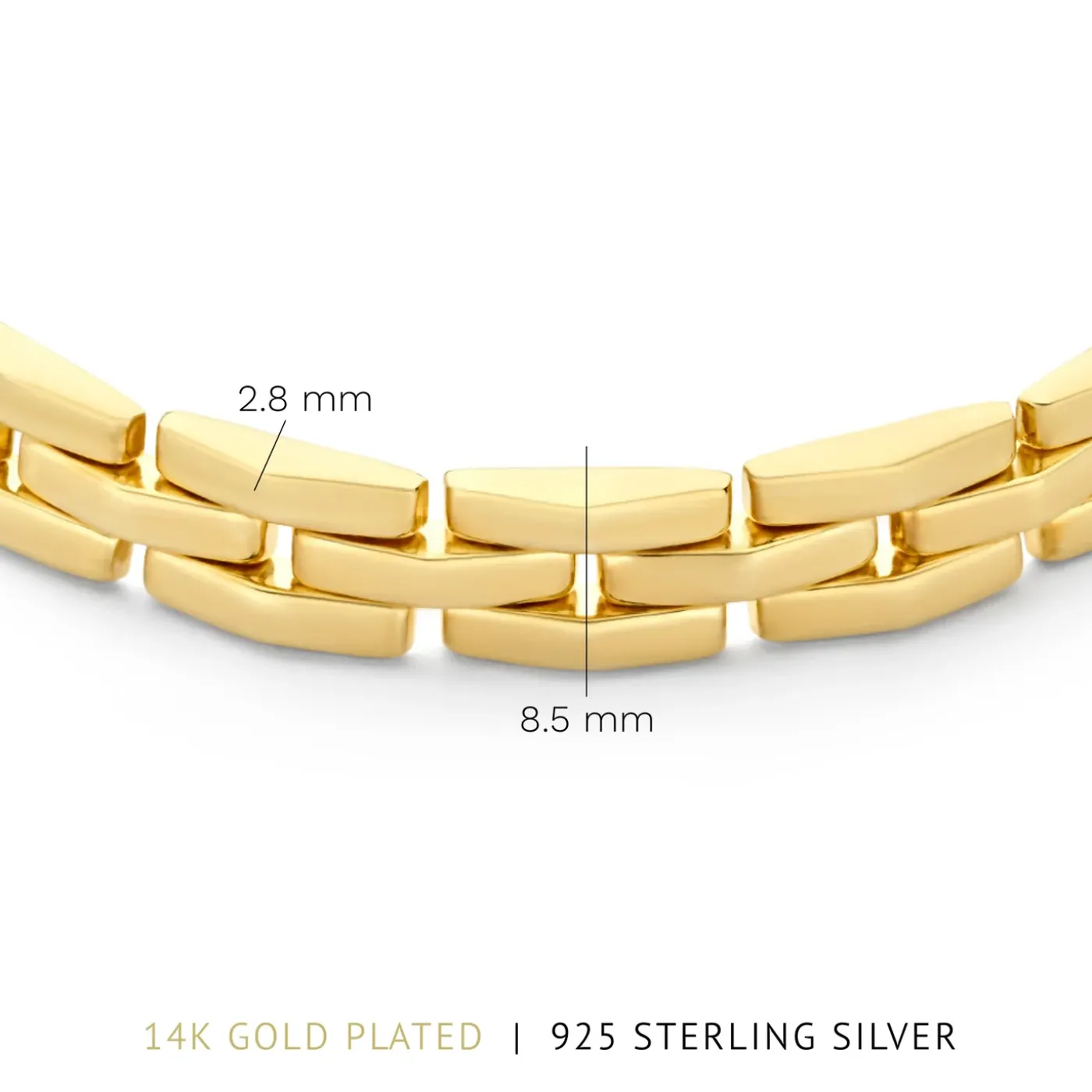 Bibbiena Poppi Del Morbo 925 Sterling Silber vergoldetes Armband|Parte di Me New