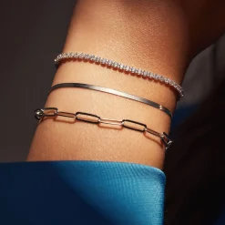 Bibbiena Poppi Felice 925 Sterling Silber Gliederarmband|Parte di Me Discount