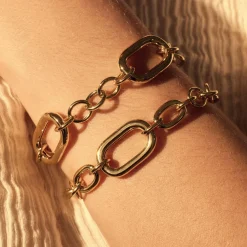 Bibbiena Poppi Gionna 925 Sterling Silber vergoldetes Gliederarmband|Parte di Me New