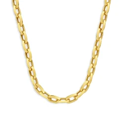 Bibbiena Poppi Lucia 925 Sterling Silber vergoldetes Gliedercollier|Parte di Me Fashion