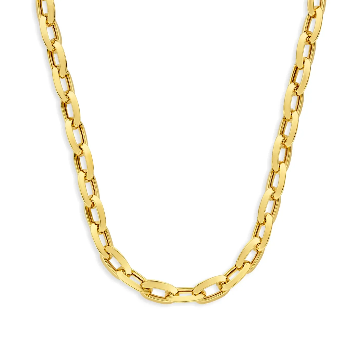 Bibbiena Poppi Lucia 925 Sterling Silber vergoldetes Gliedercollier|Parte di Me Fashion