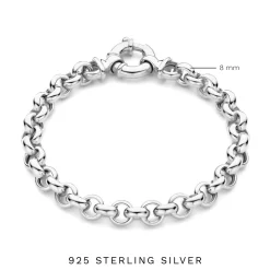 Bibbiena Poppi Lucy 925 Sterling Silber Gliederarmband|Parte di Me Discount