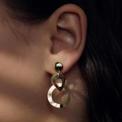 Bibbiena Poppi Madonna 925er Sterlingsilber vergoldet Tropfenohrringe mit 14 Karat Vergoldung|Parte di Me Sale