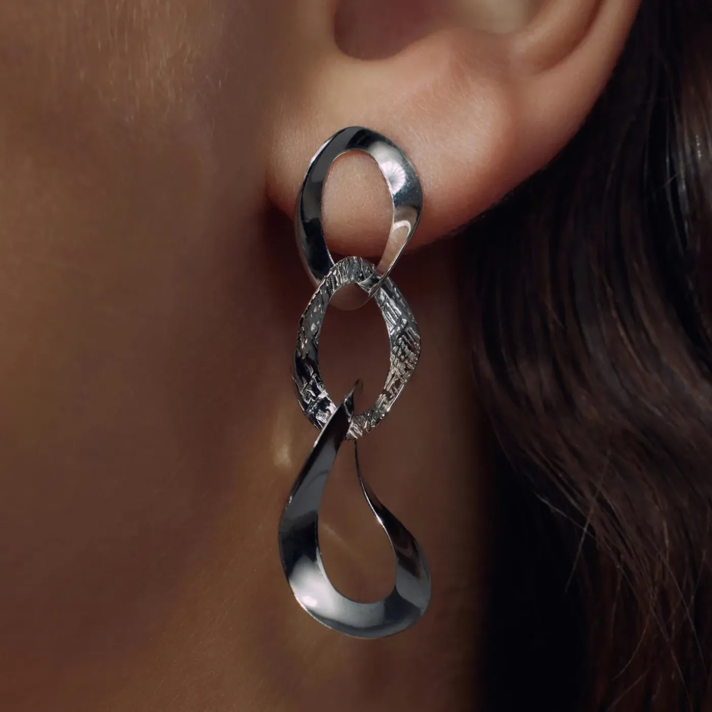 Bibbiena Poppi Madonna Ohrringe aus 925er Sterlingsilber|Parte di Me Outlet