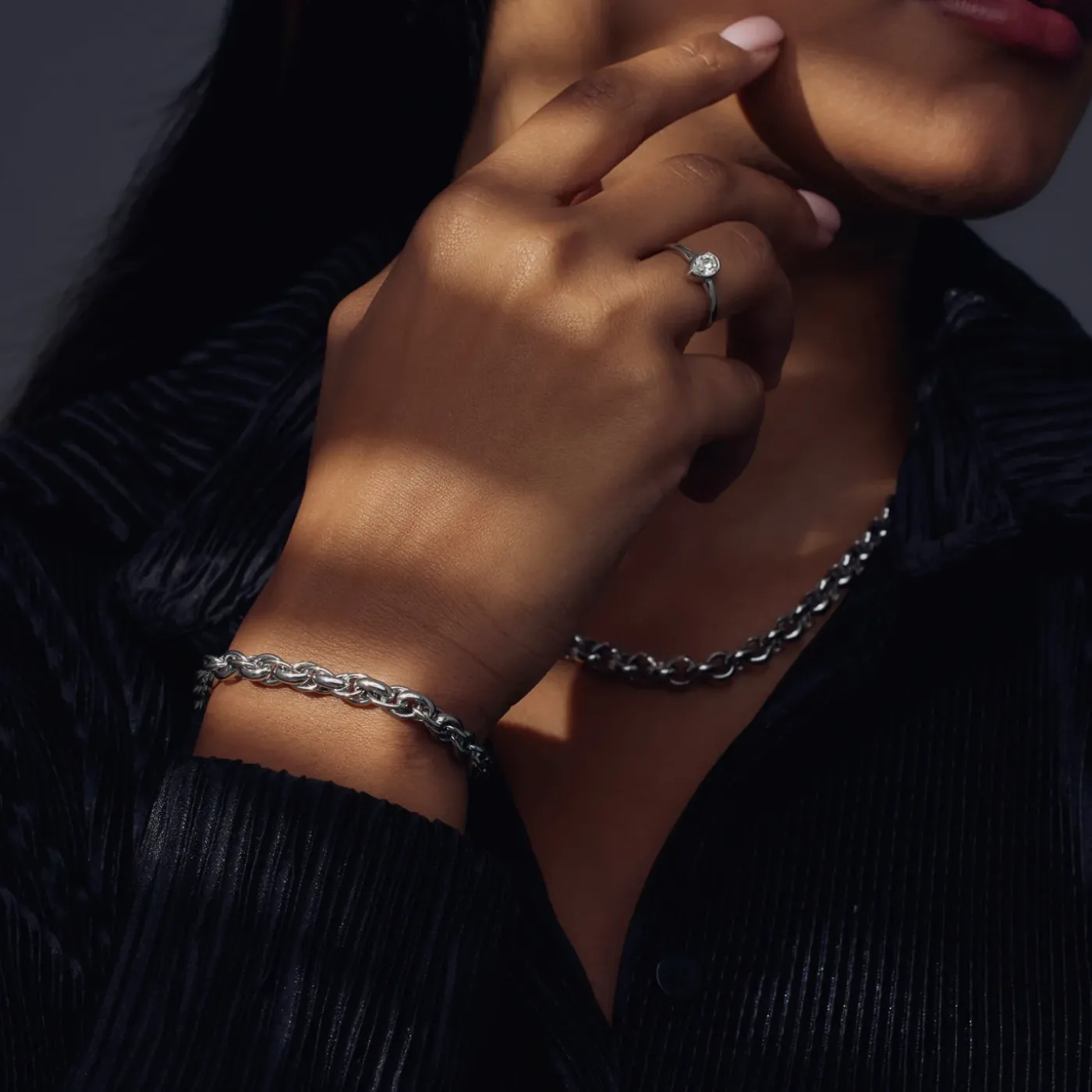 Bibbiena Poppi San Fedele Gliederarmband aus 925er Sterlingsilber|Parte di Me Online