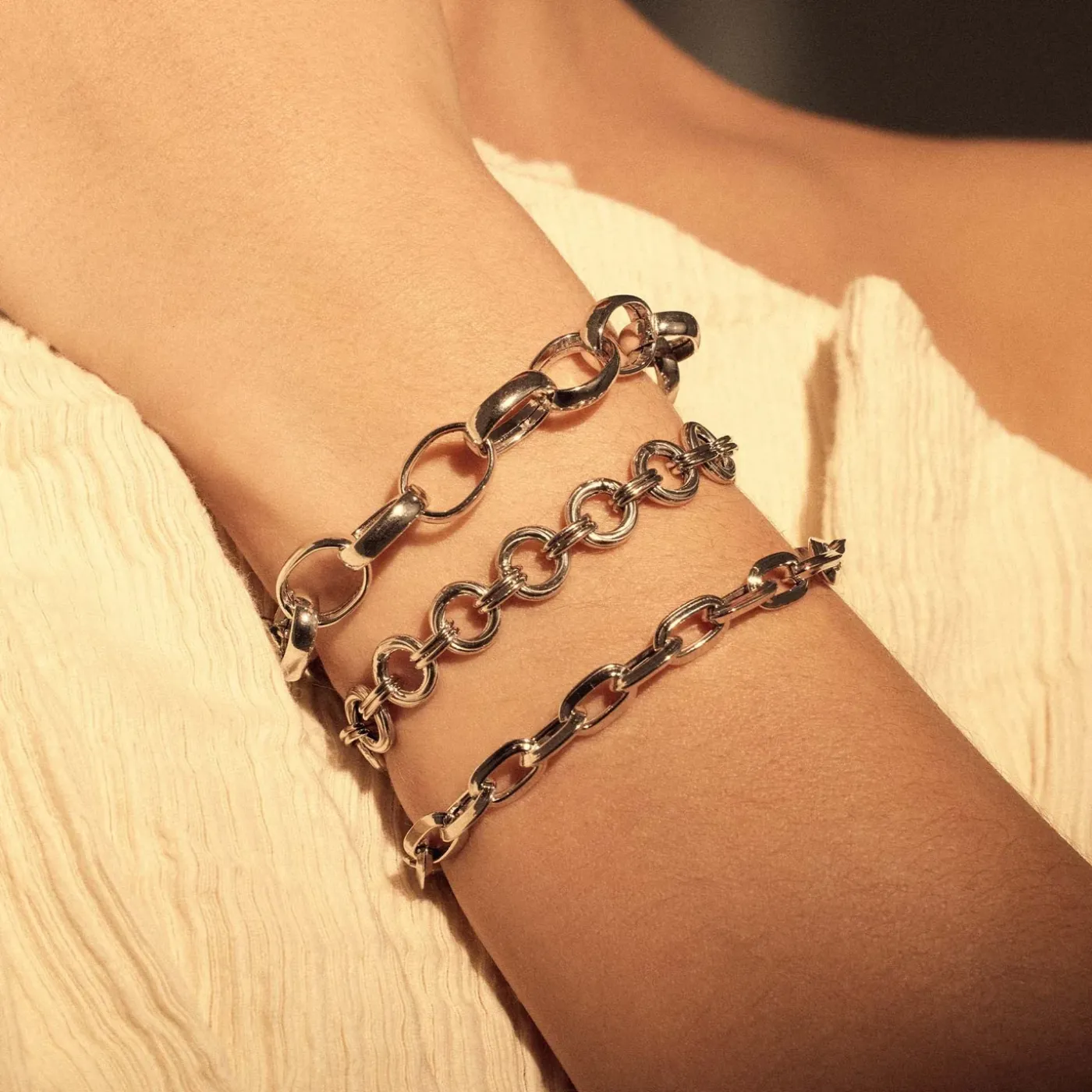 Bibbiena Poppi Viva 925 Sterling Silber Gliederarmband|Parte di Me Hot