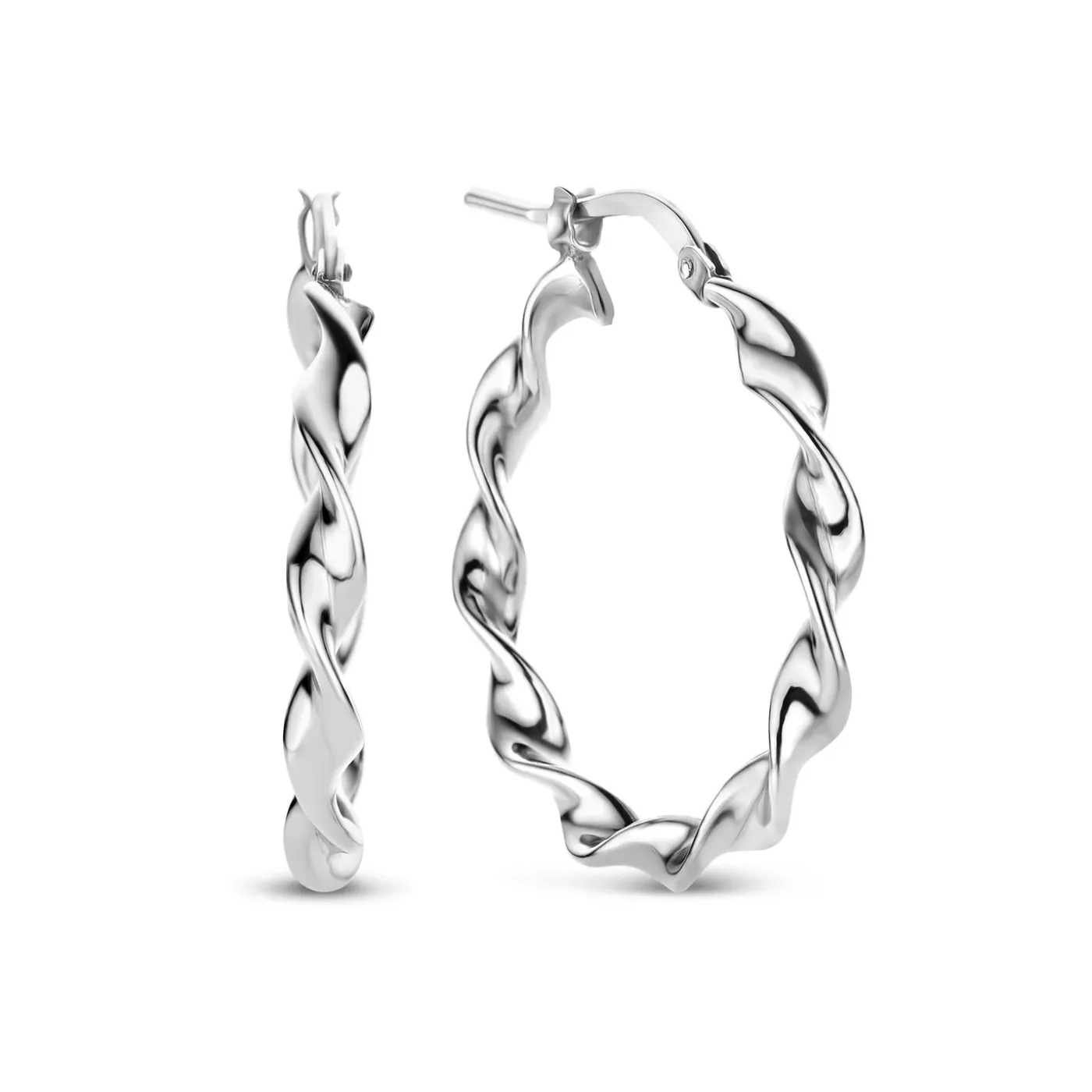 Bibbiena Poppi Viviana 925 Sterling Silber Ohrringe mit Drehung|Parte di Me Outlet