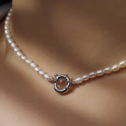 Brioso Cortona Bella 925 Sterling Silber Perlenkette mit Süßwasserperlen|Parte di Me New