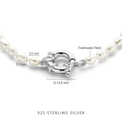 Brioso Cortona Bella 925 Sterling Silber Perlenarmband mit Süßwasserperlen|Parte di Me Outlet