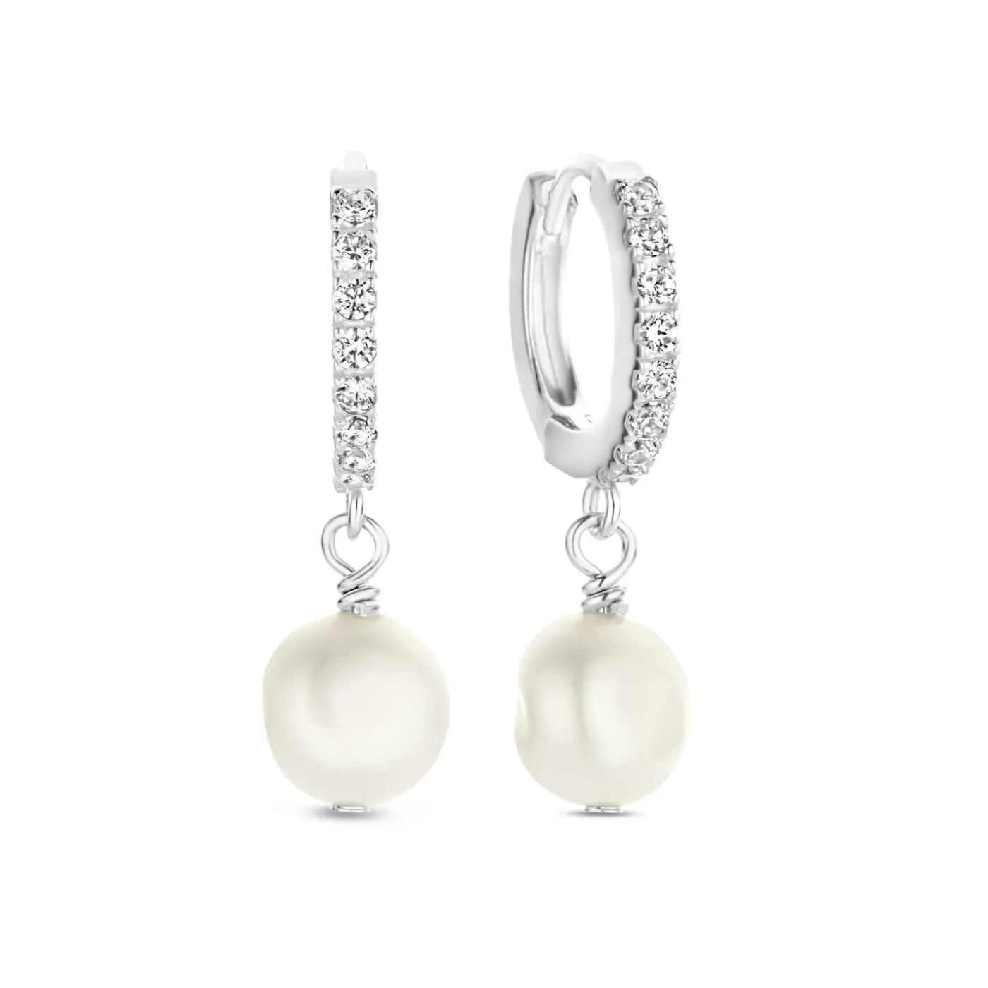 Brioso Cortona Bella 925 Sterling Silber Ohrringe mit Süßwasserperle|Parte di Me Best