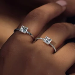 Cento Luci Pia Ring aus 925er Sterlingsilber mit Preciosa-Kristall|Parte di Me Best