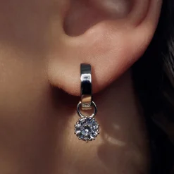 Cento Luci Rosia 925 Sterling Silber Ohrringe mit Zirkonia Stein|Parte di Me Best