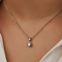 Cento Luci Rosia Halskette aus 925er Sterlingsilber mit Zirkoniasteinen|Parte di Me New