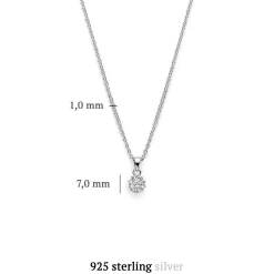 Cento Luci Rosia Halskette aus 925er Sterlingsilber mit Zirkoniasteinen|Parte di Me New