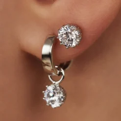 Cento Luci Rosia Ohrstecker aus 925er Sterlingsilber mit Zirkoniastein|Parte di Me Sale