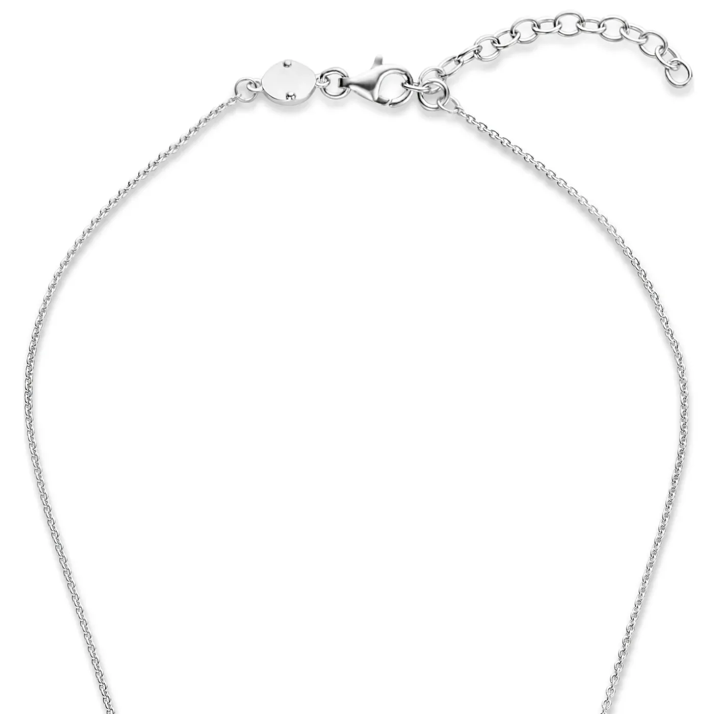 Mia Colore Azure Halskette aus 925er Sterlingsilber mit blauem Zirkoniastein|Parte di Me Clearance