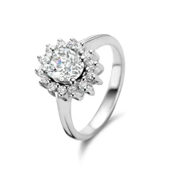 Mia Colore Bianca Ring aus 925er Sterlingsilber mit Zirkoniastein|Parte di Me Clearance