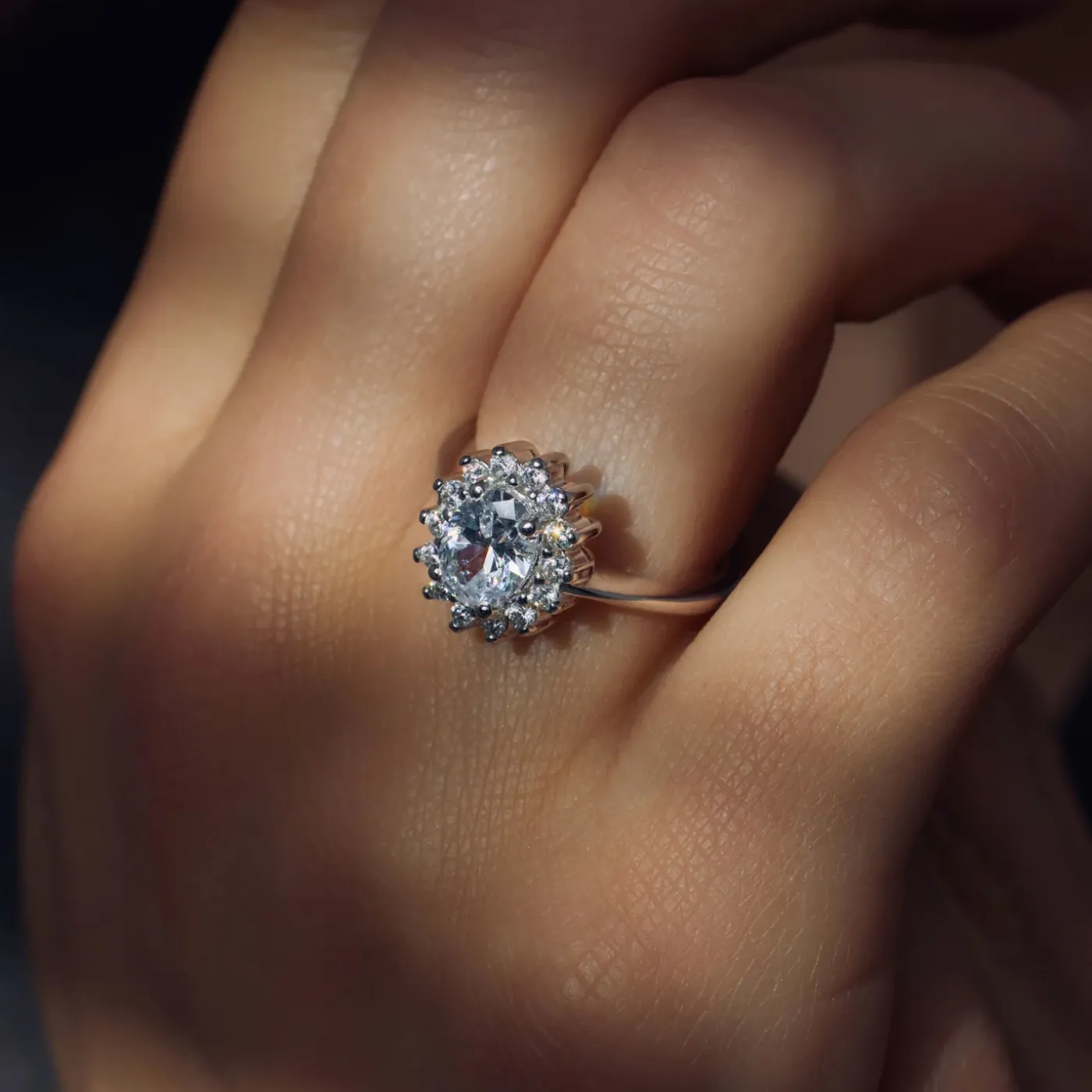 Mia Colore Bianca Ring aus 925er Sterlingsilber mit Zirkoniastein|Parte di Me Clearance