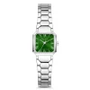 Orologio quadratische Damenuhr silberfarben und grün|Parte di Me Outlet