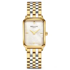 Orologio rechteckige Damenuhr gold- und silberfarben|Parte di Me Fashion