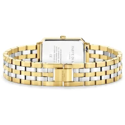 Orologio rechteckige Damenuhr gold- und silberfarben|Parte di Me Fashion