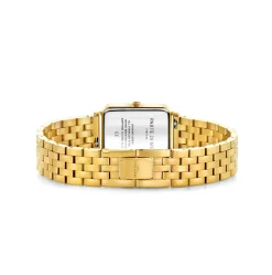 Orologio rechteckige Damenuhr goldfarben und weiß|Parte di Me Online