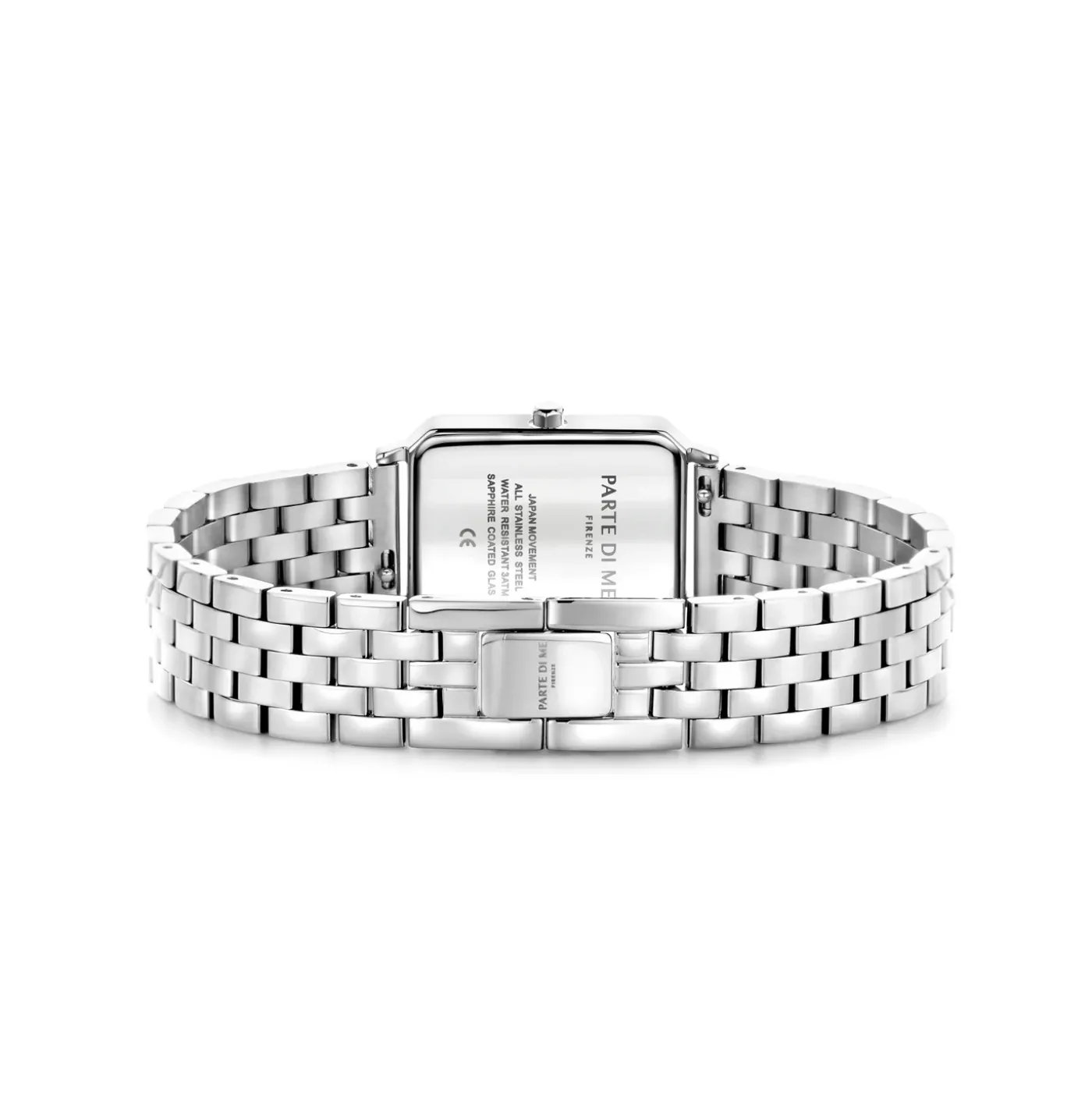 Orologio rechteckige Damenuhr silberfarben und schwarz|Parte di Me New