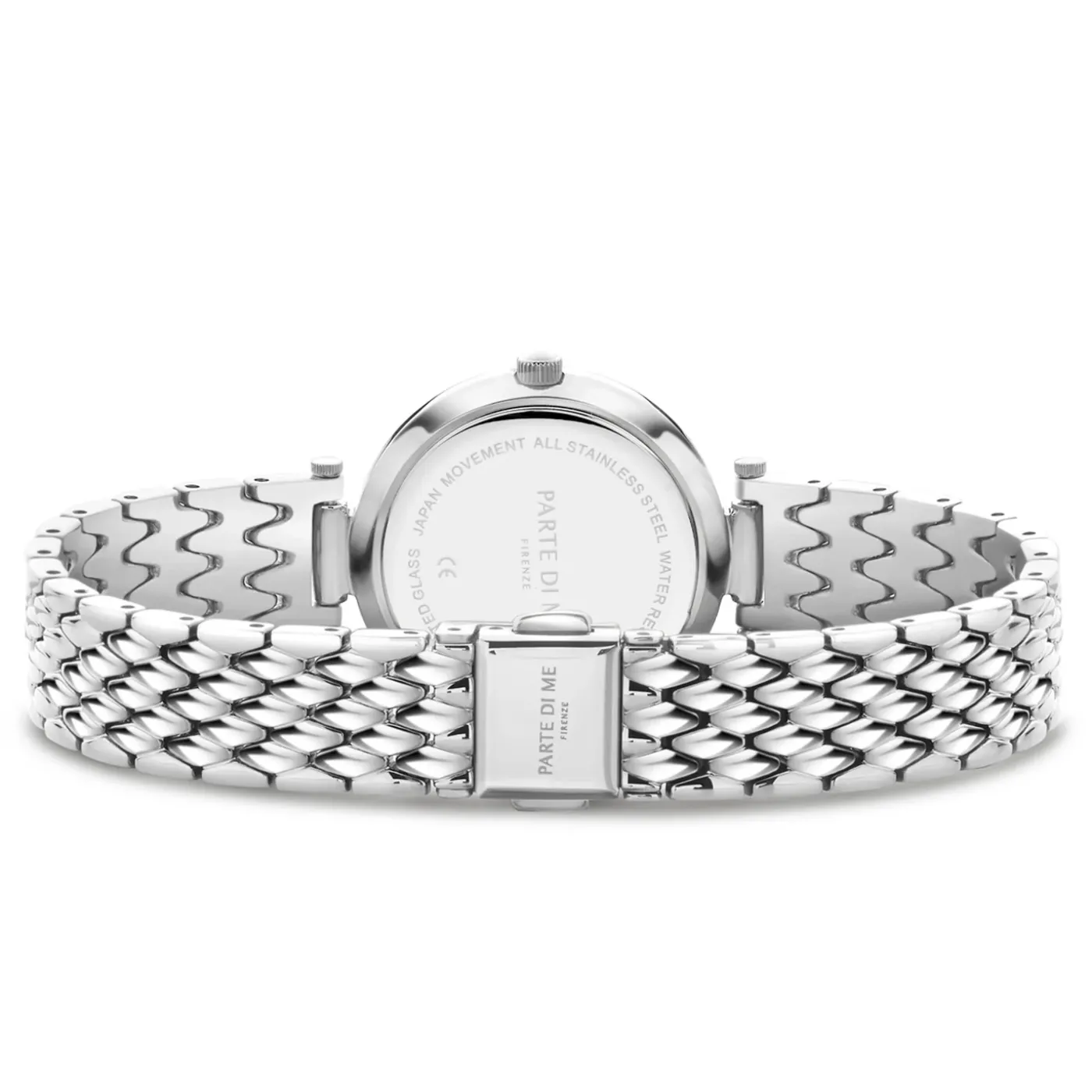 Orologio runde Damenuhr silberfarben und grün|Parte di Me Sale