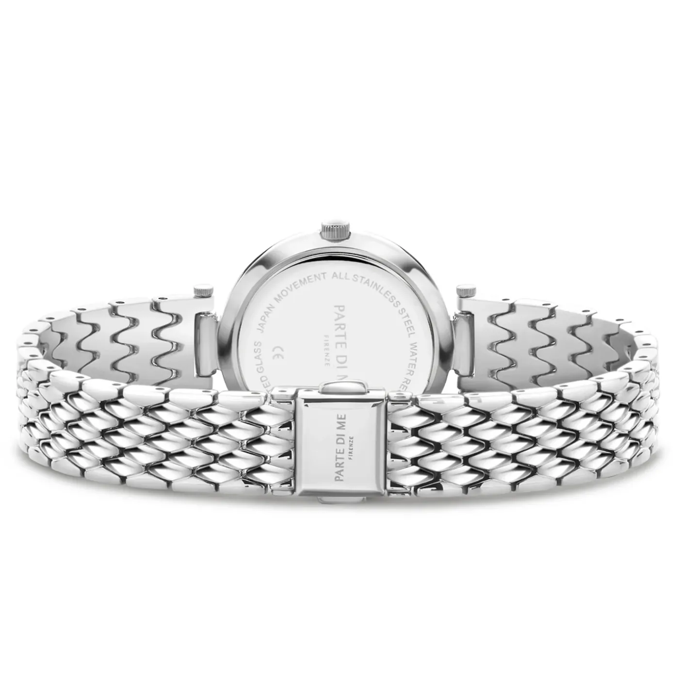 Orologio runde Damenuhr silberfarben und taupe|Parte di Me Clearance