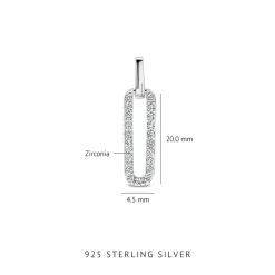 Ponte Vecchio Cartolina Ohrringe aus 925er Sterlingsilber mit Zirkoniasteinen|Parte di Me Discount