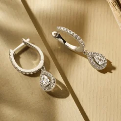 Ponte Vecchio Dalia Ohrringe aus 925er Sterlingsilber mit Zirkoniasteinen|Parte di Me Clearance