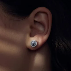 Ponte Vecchio Dalia Ohrstecker aus 925er Sterlingsilber mit Zirkoniasteinen|Parte di Me New