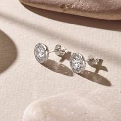 Ponte Vecchio Dalia Ohrstecker aus 925er Sterlingsilber mit Zirkoniasteinen|Parte di Me New