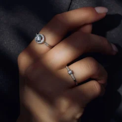 Ponte Vecchio Dalia Ring aus 925er Sterlingsilber mit Zirkoniastein|Parte di Me Hot