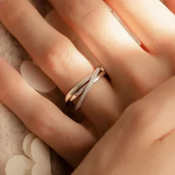 Ponte Vecchio Lanza Ring aus 925er Sterlingsilber mit Zirkoniasteinen|Parte di Me Sale